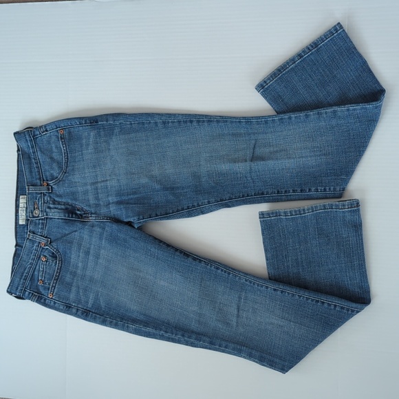 Levi's 515 Boot Cut Jeans 4M Blue Pockets - Picture 2 of 16